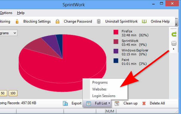 Program and Web Activity Details
