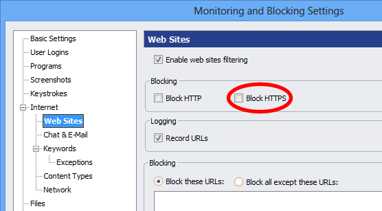 How to Block HTTPS in HomeGuard