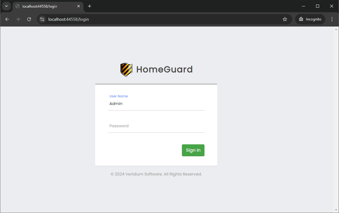 HomeGuard Activity Monitor Installation Complete